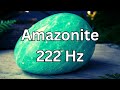 Amazonite Crystal - 222 Hz | Charge Crystals Frequency | Frequency vibrations sleep