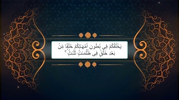 ما تيسر من سورة الزمر ❤️