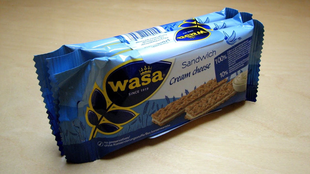 Wasa Crispbread Sandwich Cream Cheese YouTube