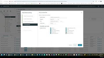 Create a VMkernel physical adapter for vMotion