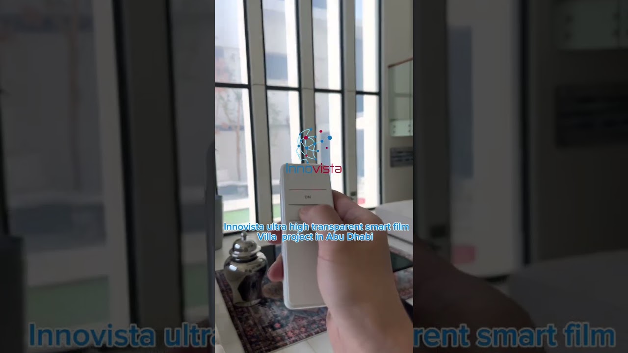 Innovista Smart Film Installation - Ultra Transparent Solution for Abu Dhabi Villa