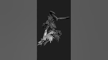 3D Modeling | com4_0146 |  Zbrush Timelapse | #zbrush  #3dmodeling #3d #character  #creature #shorts