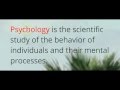 Intro to Psychology Lecture 1