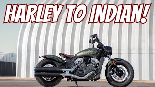 I Sold My Harley Davidson and Got An Indian Scout Bobber Twenty