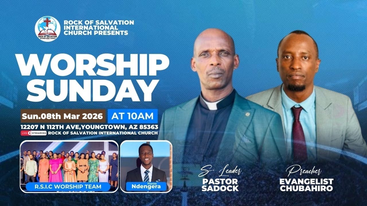 SUNDAY MORNING SERVICE WITH CYUBAHIRO 03/08/2026