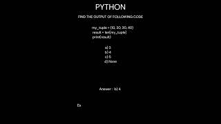 Day 29 Python Coding Challenge! 💡 Can You Guess the Output?#shorts #short#coding