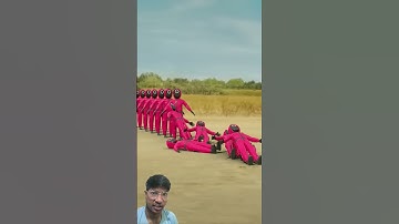 Squid Game Characters Domino Effect 🤩🤯 #satisfying #domino #shorts