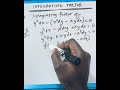 Integrating Factor of a Differential Equation in 57seconds😊. #differential #differentialequation