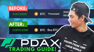 FULL GUIDE ON HOW TO TRADE ON PDAX AND EARN BITCOIN | AN ALTERNATIVE TO COINS.PH BY CONVERTING $FIAT