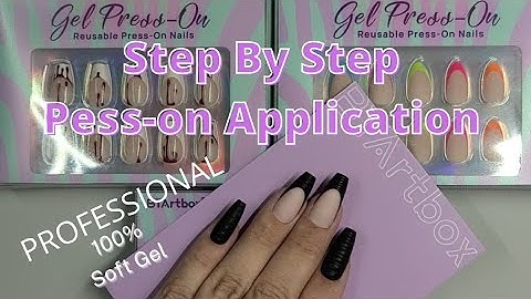 BTartbox 100% Soft Gel Press On Nails | How To Apply Press-Ons Using Tabs For Long Lasting Nails