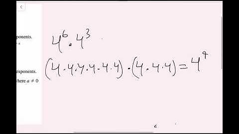 Properties of Exponents (6.1 Big Ideas Math - Algebra 1)