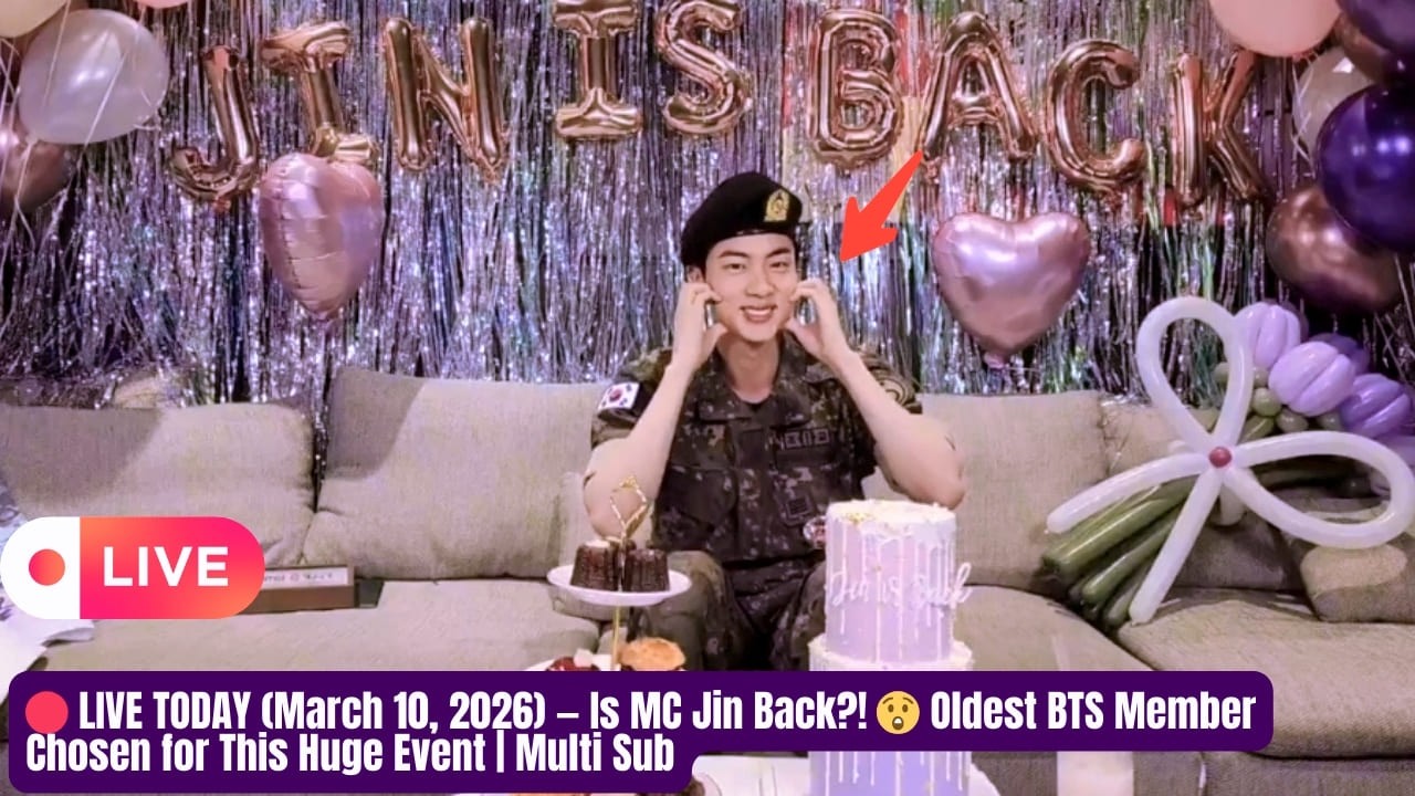🔴 LIVE Jin BTS Chosen as MC for a Huge Event?! | Mar 10 | Multi Sub #jinbts #bts #btslive #army #us