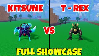 Celebrity KITSUNE vs T-REX in Blox Fruits! Net Worth