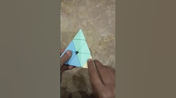 Pyraminx cube tricks #cubetricks #cubetrick #cubetrickvideo #cubes #cubingshorts #pyraminx #pyramid