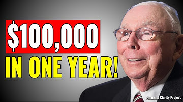 Charlie Munger: How to Save Your First $100,000 FAST