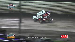Knoxville Raceway 410 Sprint Car Highlights