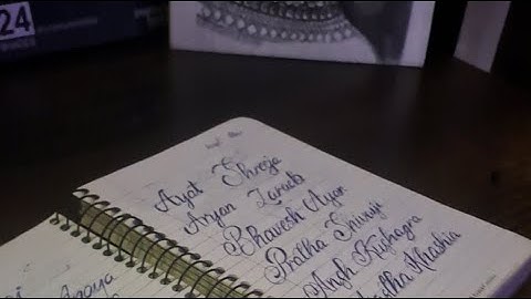 writing calligraphy names of subscribers🥰 live!!✨️ || DO SUBSCRIBE my channel 💕