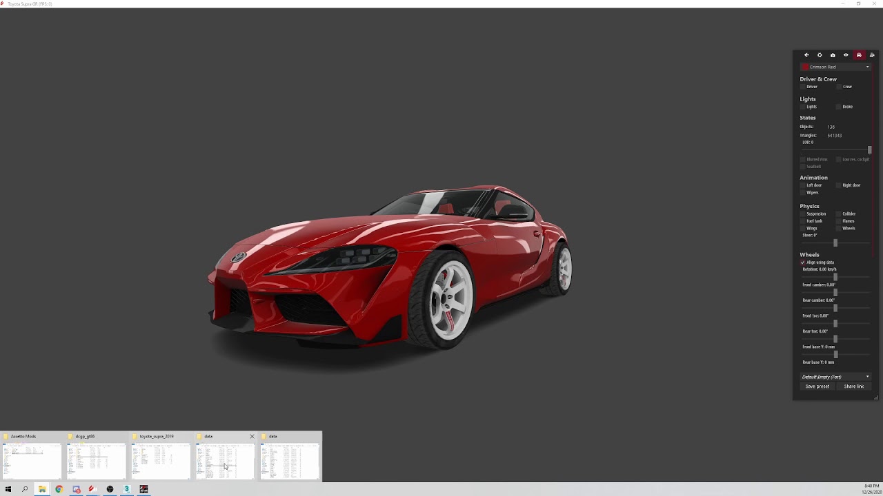 HOW TO: SWAP WHEELS [P.2] 2020 Kseditor & Fitment | 3dsmax | Assetto ...
