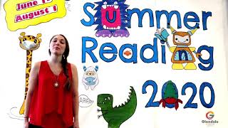 Summer Reading 2020 Weekly Challenges Introduction