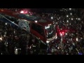 Chegada do time do Bahia a Arena Fonte Nova - copa do nordeste 2017 (ônibus)