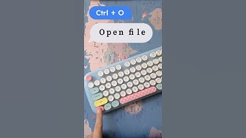 Ctrl + O: The Fastest Shortcut to Open Files Instantly! #keyboard #computereducation #shortcutkeys