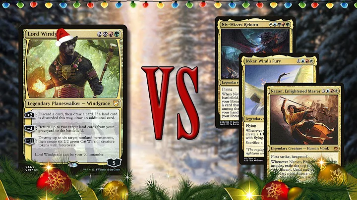 Lord Windgrace vs Narset Kykar & Niv Mizzet Reborn | 1v1 Commander EDH gameplay | eedi H tribalkai