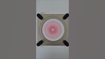 The magic of spirograph at its peak 🔴 #spirograph #mathart #गणित #arte #искусство#幾何学#geometri#太陽アート