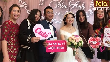 Làm thế nào để đám cưới của bạn thêm độc đáo, vui nhộn - Chụp ảnh lấy ngay Photo Booth tương tác