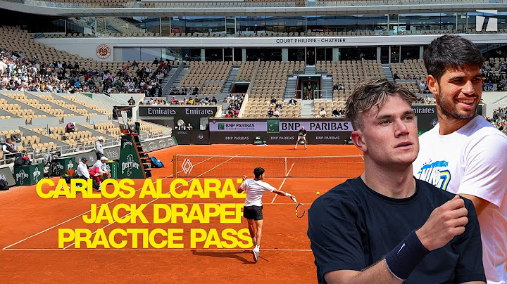 Carlos Alcaraz vs. Jack Draper Full Practice | 2025 Roland Garros