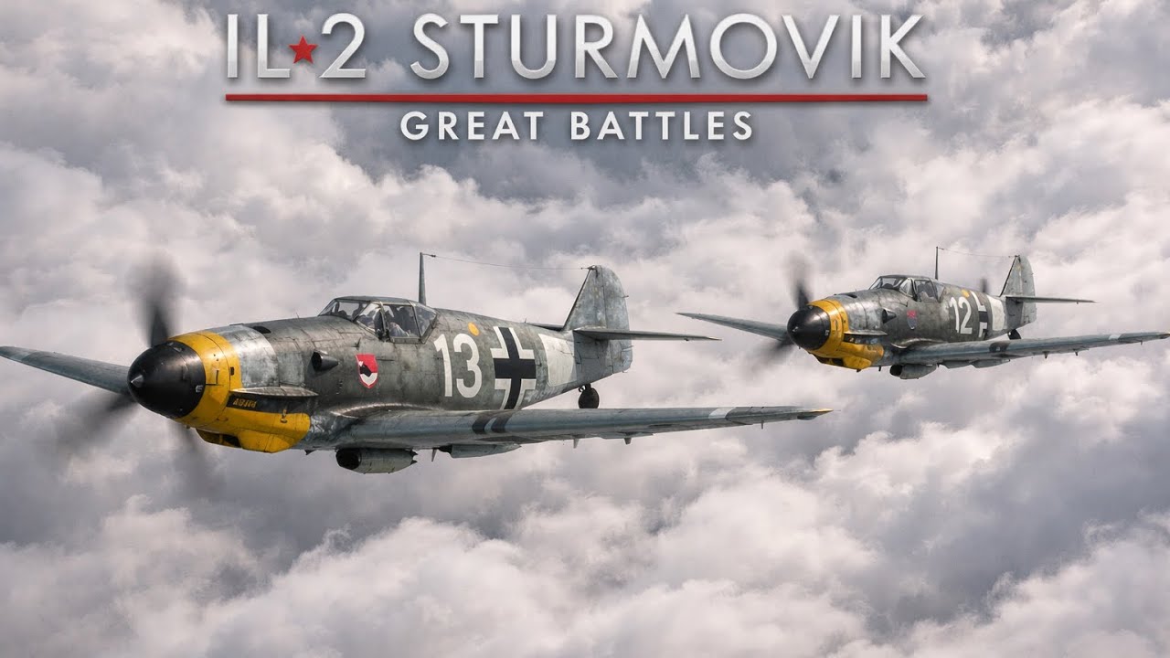 🇺🇦 CHARKOV 1942 | JAGDGESCHWADER 52 | MESSERSCHMITT BF-109F | FULL FLIGHT „FREIE JAGD“ | IL-2