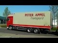 LZV Peter Appel Transport DAF XF105 aandocken