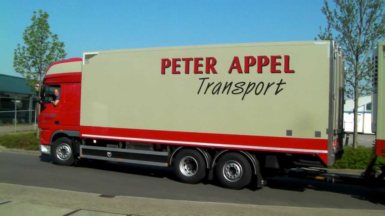 LZV Peter Appel Transport DAF XF105 aandocken