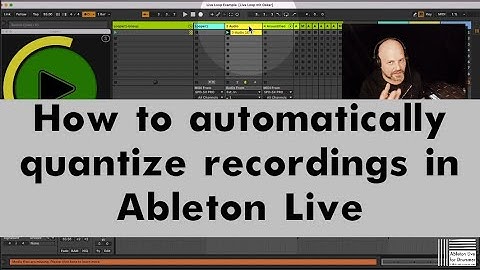 How to automatically quantize Audio and MIDI in Ableton Live   Max for Live device