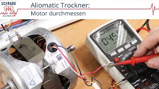 Wäschetrockner Trommel Dreht Nicht Motor Durchmessen Bei Einem Aliomatic Trockner