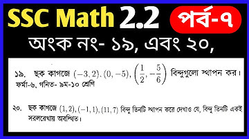 লেখচিত্র অংকন| অধ্যায় ২.২ সেট ও ফাংশন| অংক নং ১৯,২০ | set & function 2.2 questions 19,20