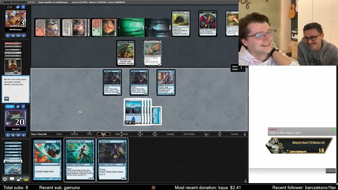 Live match - Mono U Fae vs Jund Wildfire