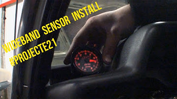 AEM Wideband Sensor Install - #ProjectE21