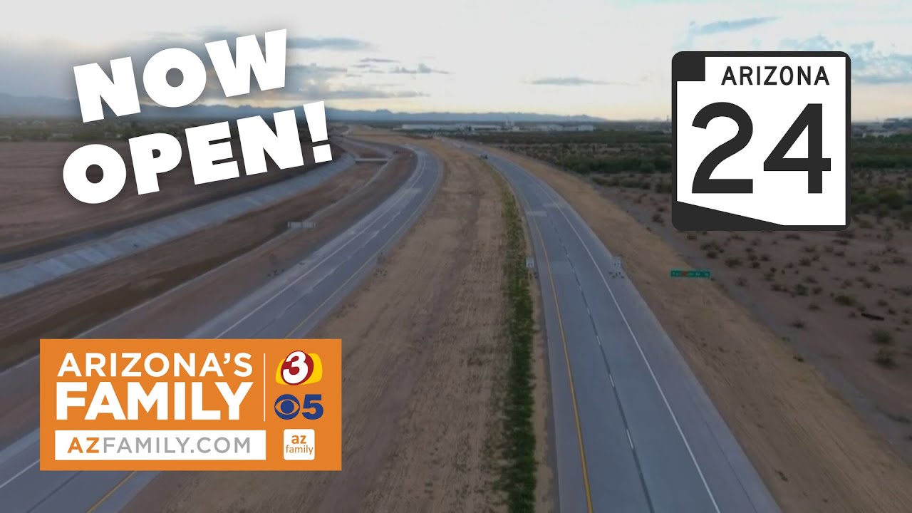 ADOT opens new highway section of SR 24 in Mesa / Queen Creek area