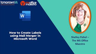 How to Create Labels using Mail Merge 🏷 in Microsoft Word