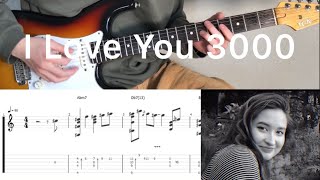 Stephanie Poetri - I Love You 3000 (guitar cover with tabs & chords) screenshot 2