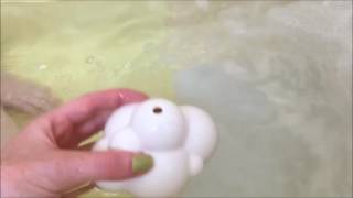 A Great Life Cloud Bath Toy! In Action! Making It Rain!