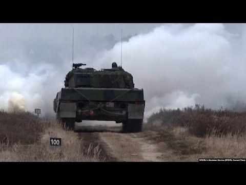 Ukrainian Crews Get Up To Speed On Leopard Tanks