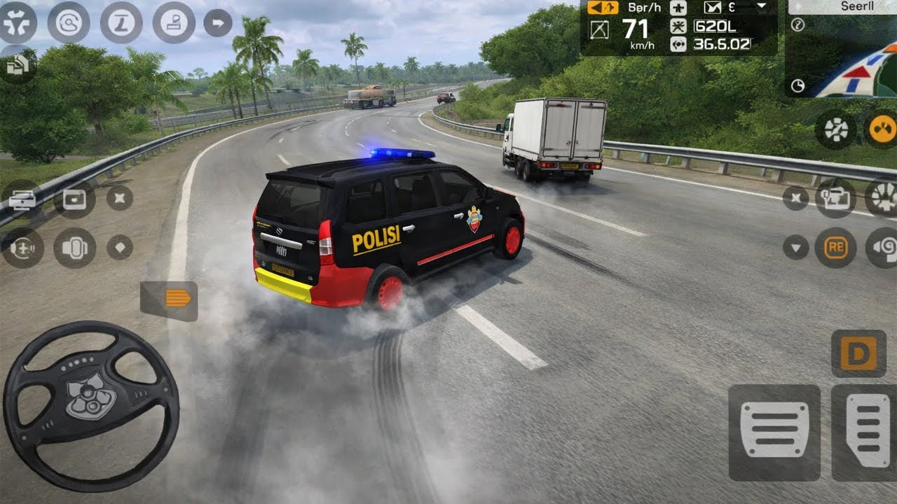 Avanza Korps Brimob Gameplay | Bus Simulator Indonesia Mod Driving Android Game | Driveon Gamerz
