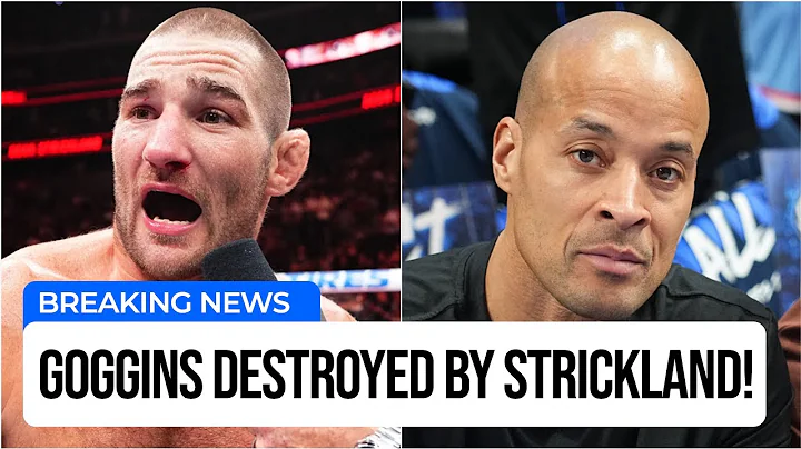 Sean Strickland Calls Out David Goggins AGAIN! The Feud Heats Up!