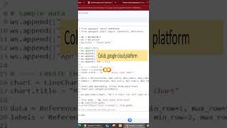 Creating Line chart by Python OpenPyXL in Colab platform