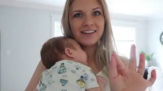 NEWBORN VLOG • 11 WEEKS OLD • DAILY ROUTINE •eamon and Bec baby.A day with newborn.routine