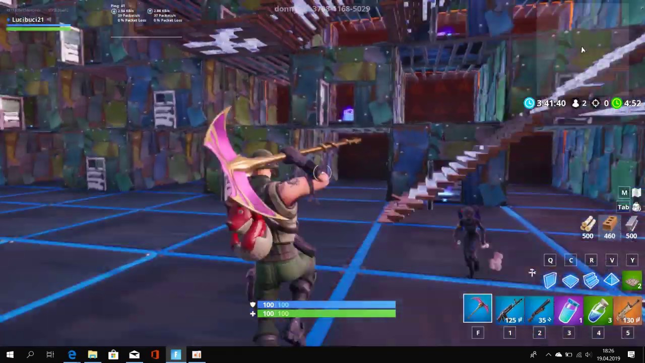 Playing 1vs. 1 vs. 1 in creative mode world ¦ TripNite