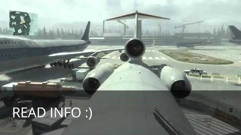MW3: how to get onto the PLANE in TERMINAL ( READ INFO )