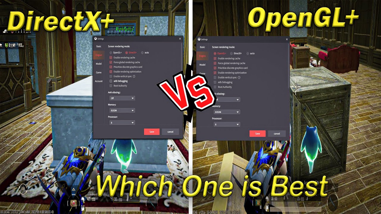 OpengGL+ vs DirectX+ | Best Settings for PUBG MOBILE On Gameloop ...