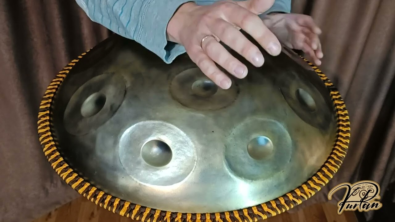KurPan Handpan | E Romanian Hijaz 10 | E / A B C D# E F# G A B
